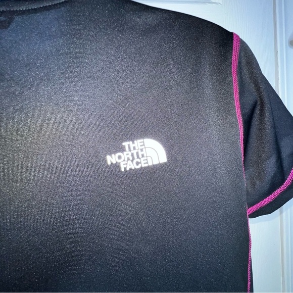 North Face Women’s Small Black Pink A2EX Cycling Performance T-Shirt Top S - Picture 7 of 13